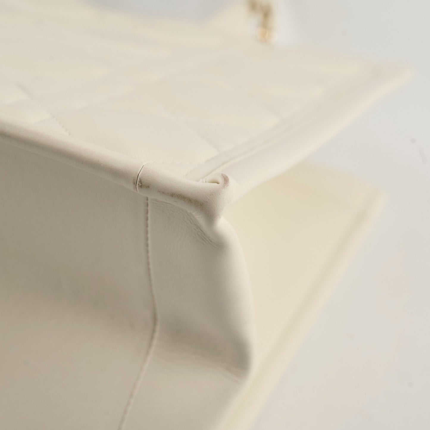 Dior Medium Book Tote Macrocannage Calfskin Cream