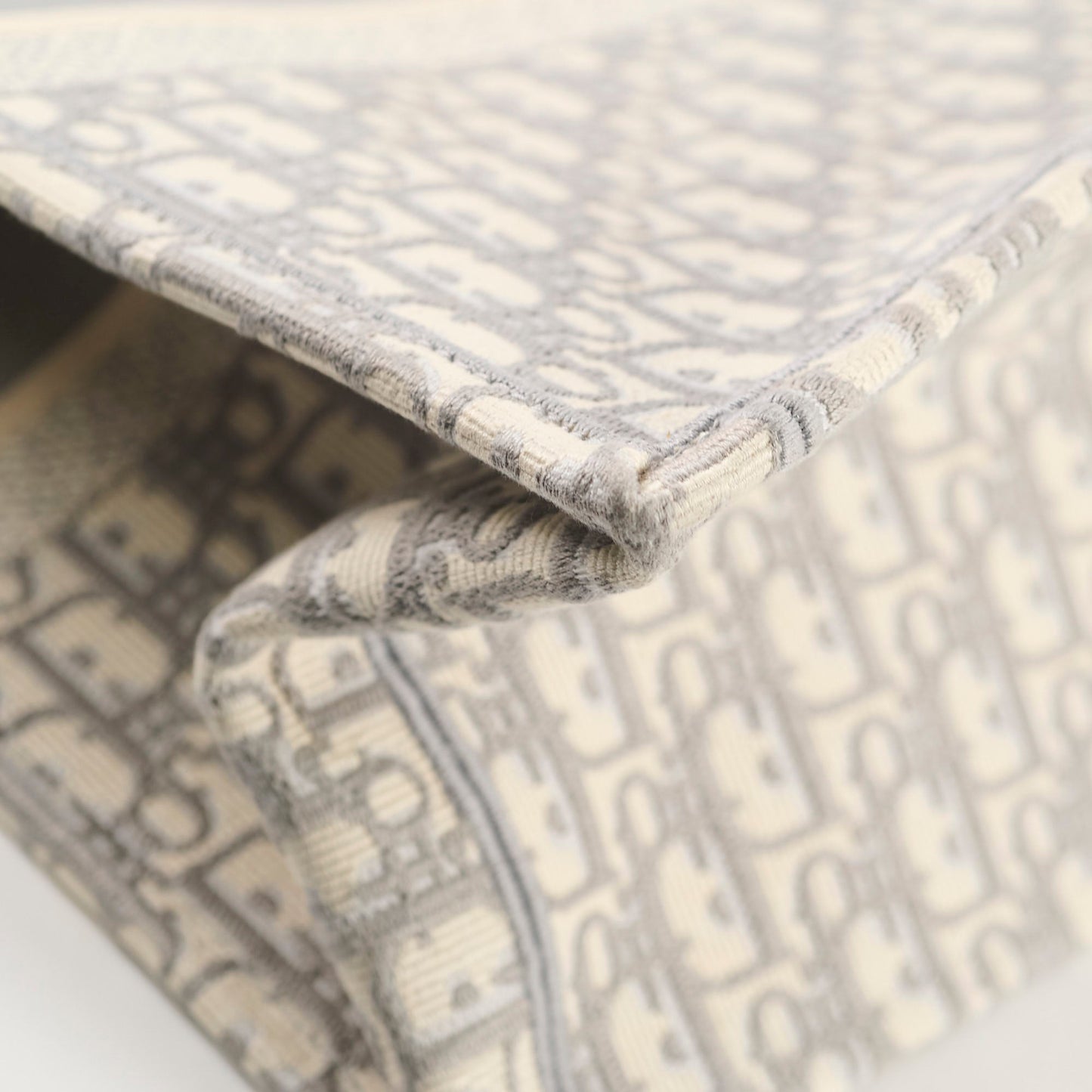 Christian Dior Large Book Tote Oblique Grey
