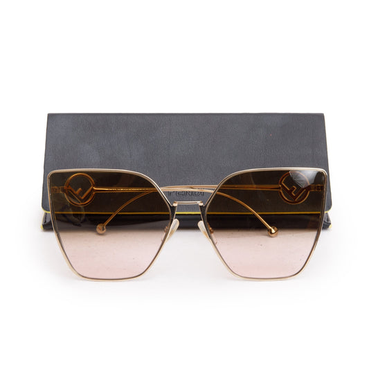 Fendi FE0323/S Gold-Tone Metal F is Fendi Sunglasses