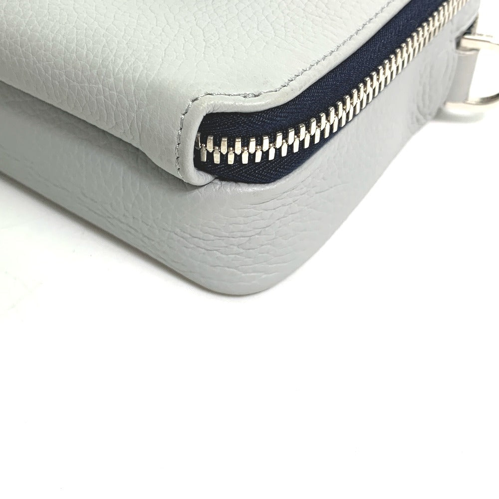 Dior Shoulder Bag leather gray logo 2PUBC120GBC H07E mens