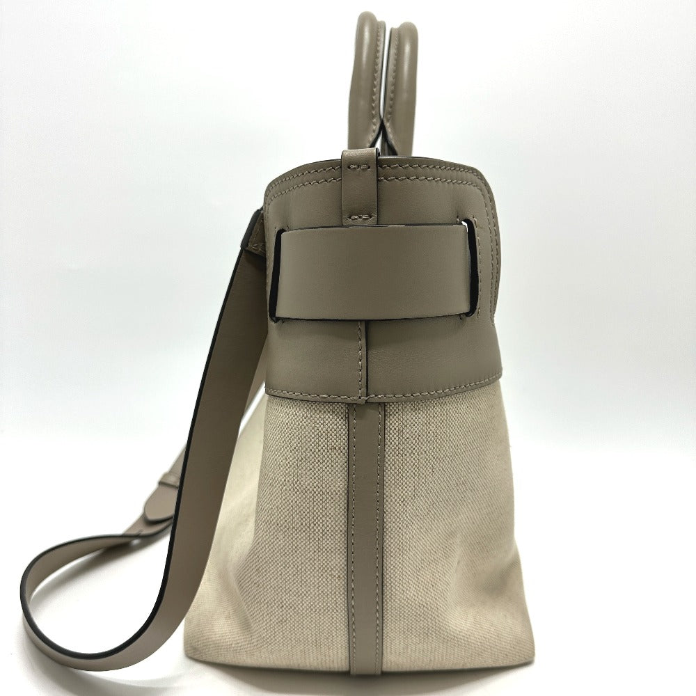 BURBERRY Handbag 4076673 Canvas / leather beige Belt bag medium Women