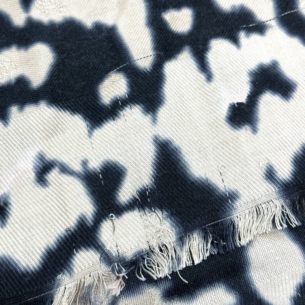 Dior Scarf 14SOD141 Silk, Wool beige Leopard Large format shawl Women