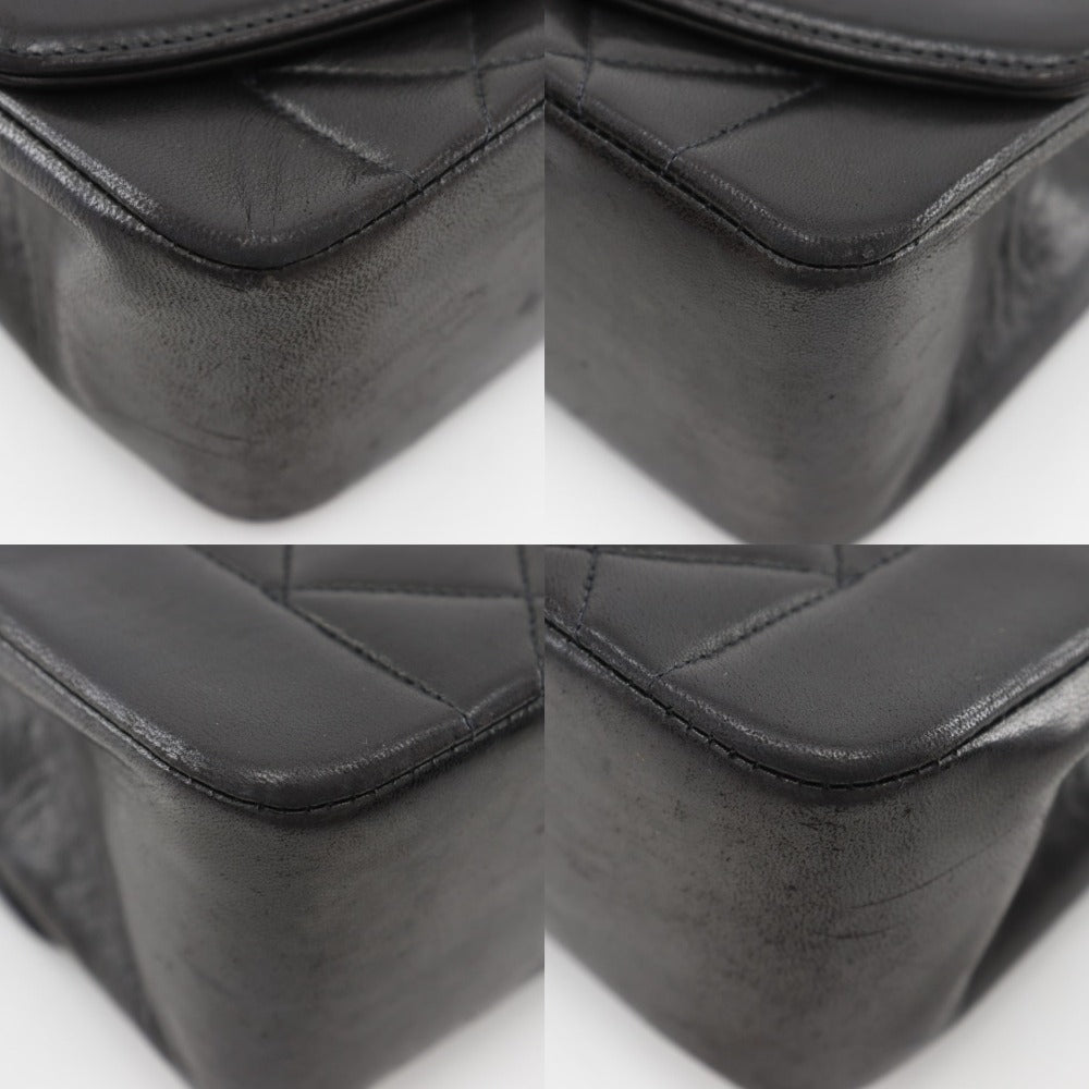 CHANEL Shoulder Bag A01164 lambskin black ChainShoulder Diana 22