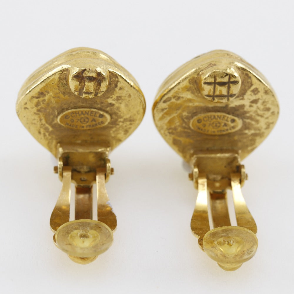 CHANEL Earring Plated Gold gold Women