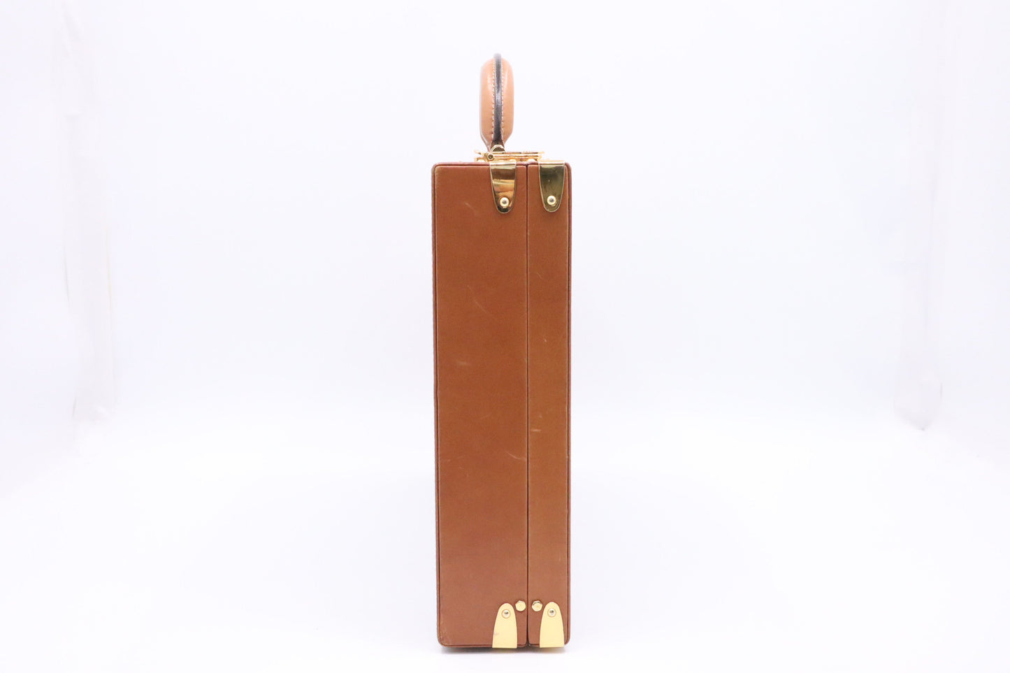 Celine Briefcase in Brown Macadam Canvas