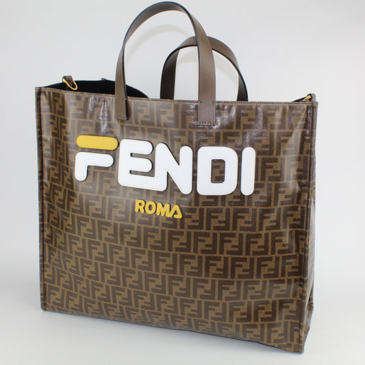 FENDI ZUCCA MANIA SHOPPING TOTE