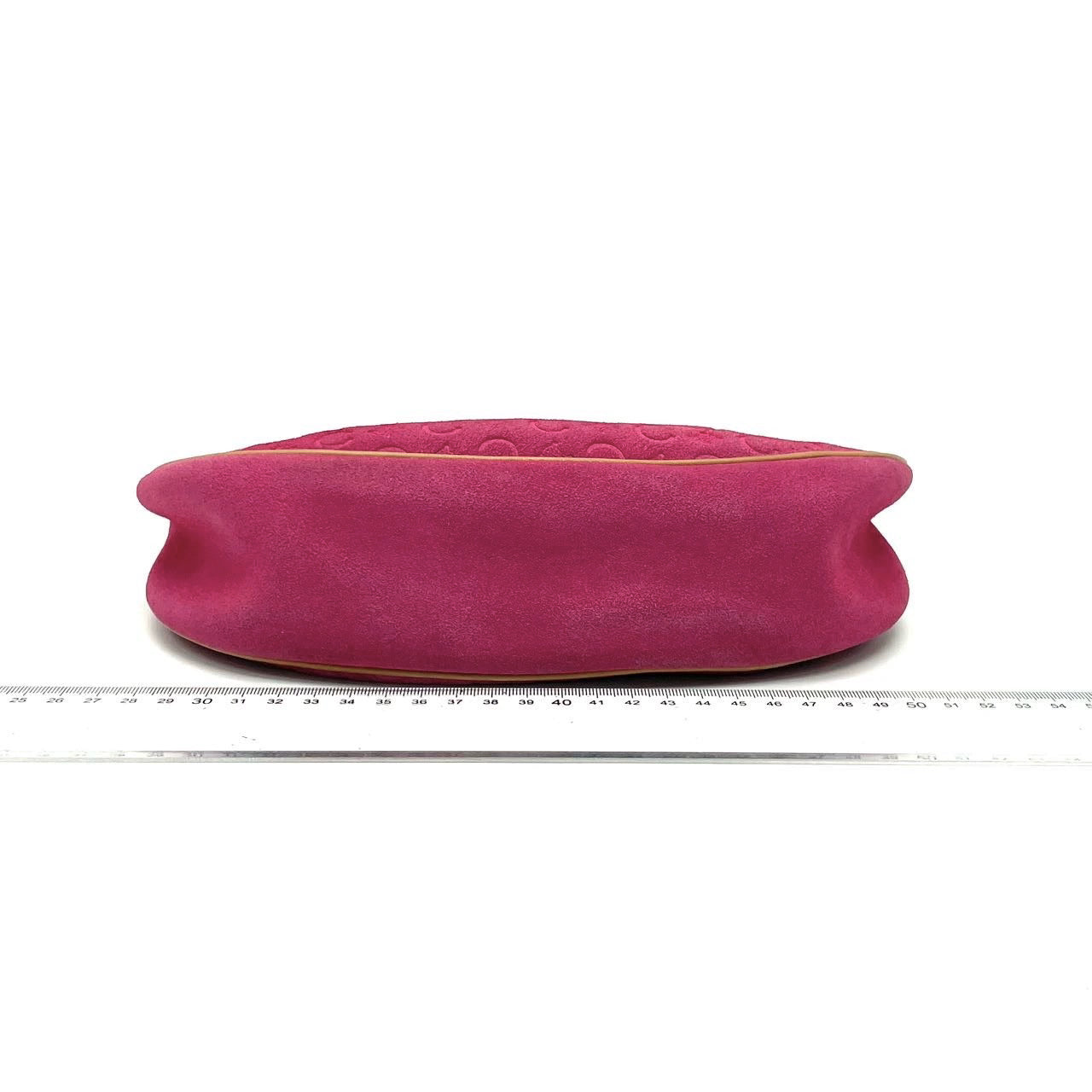 Celine Ava Hobo Pink Fuschia Suede Leather Vintage Shoulder Bag