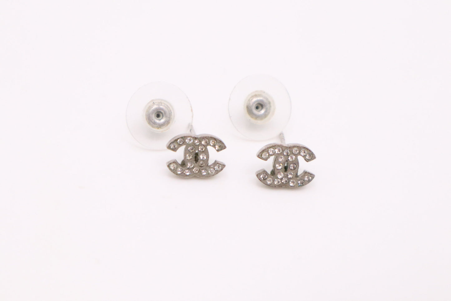 Chanel CC Stud Earrings
