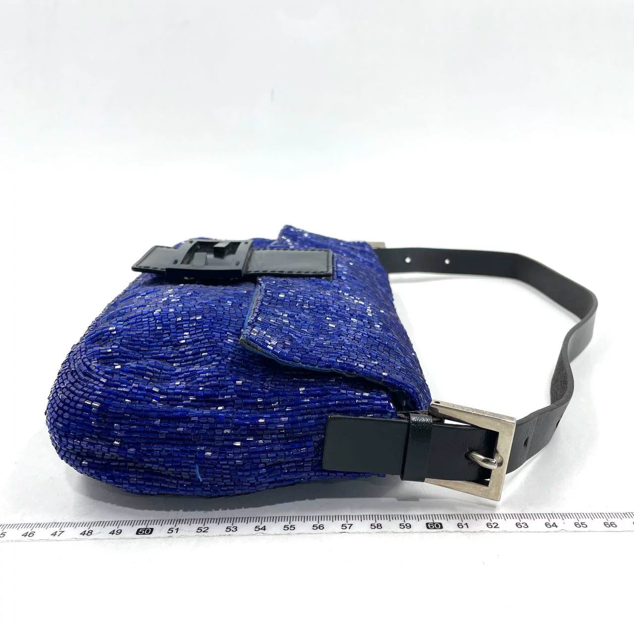 FENDI Baguette Royal Blue beads Vintage