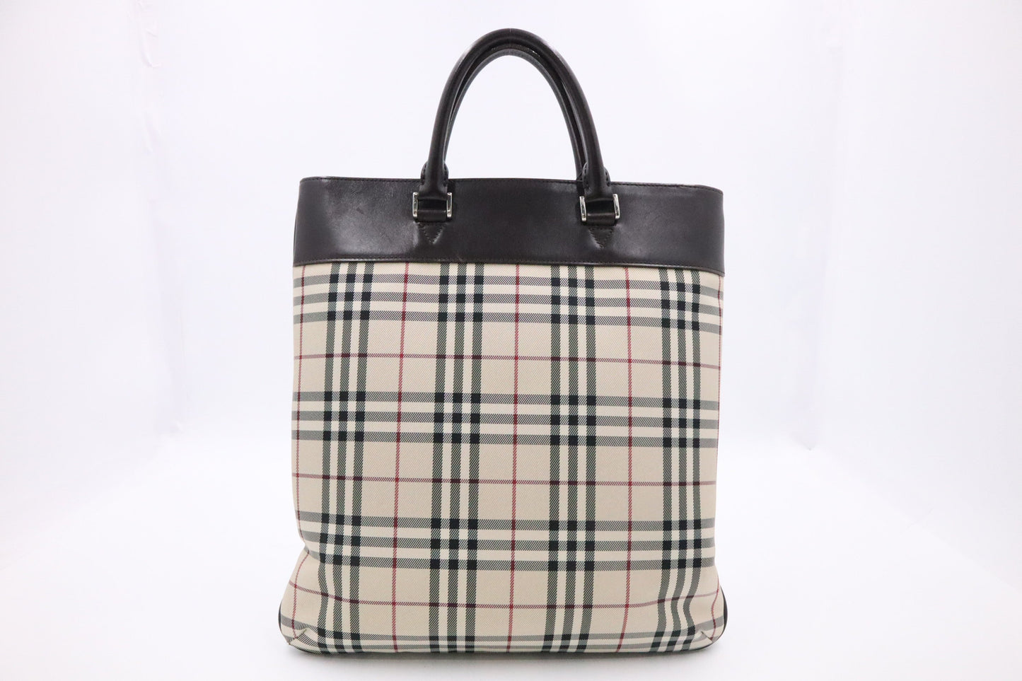 Burberry Tote Bag in Nova Check Canvas