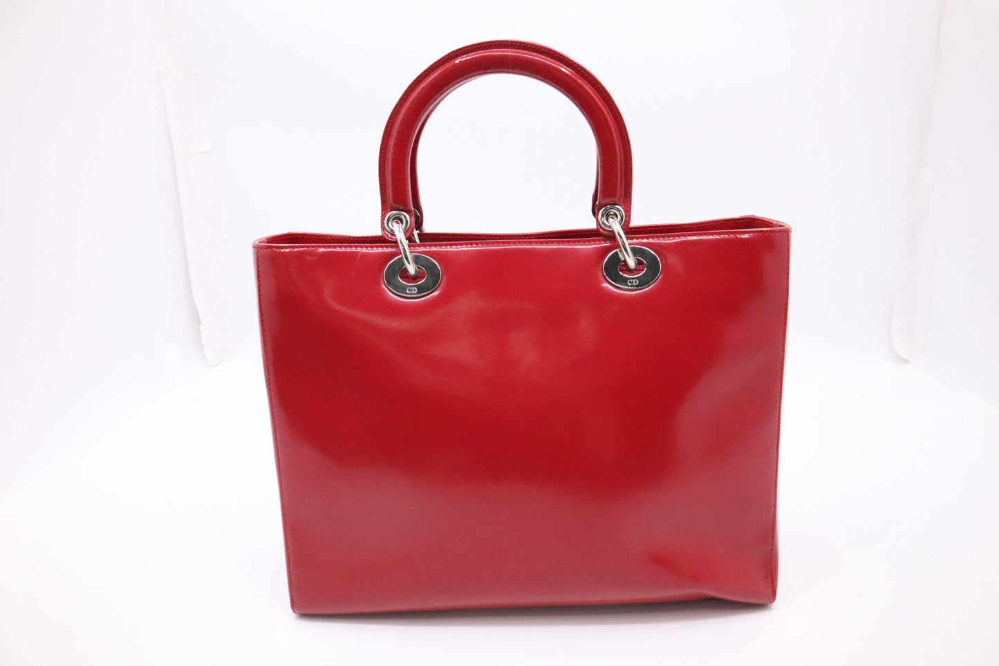 Dior Lady Dior Large in Red Leather
