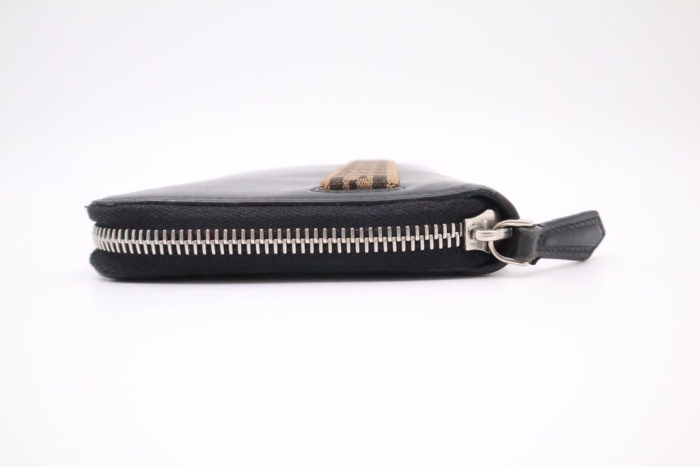 Fendi Long Wallet in Black Leather
