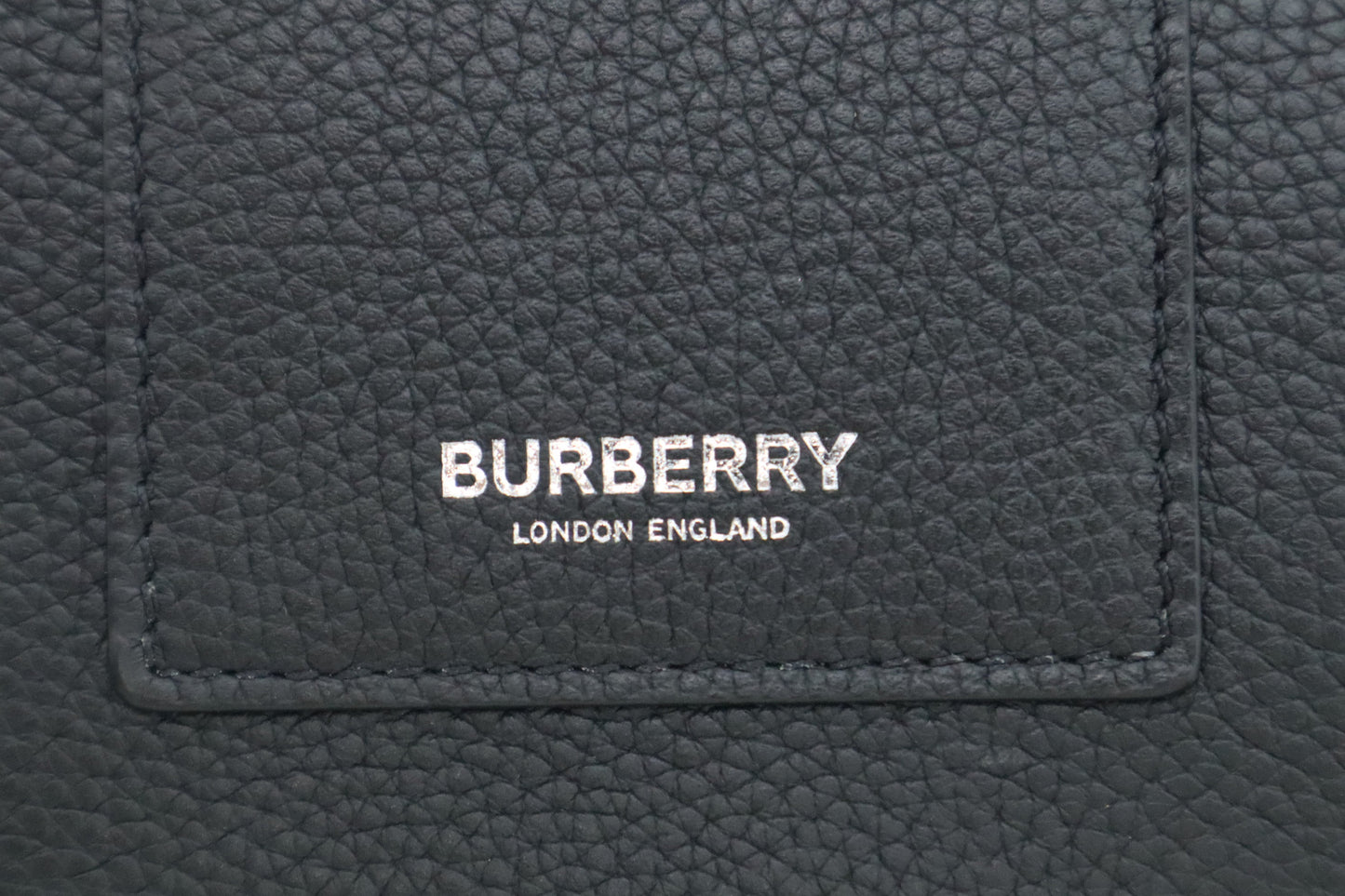 Burberry Phone Bag in Black Leather