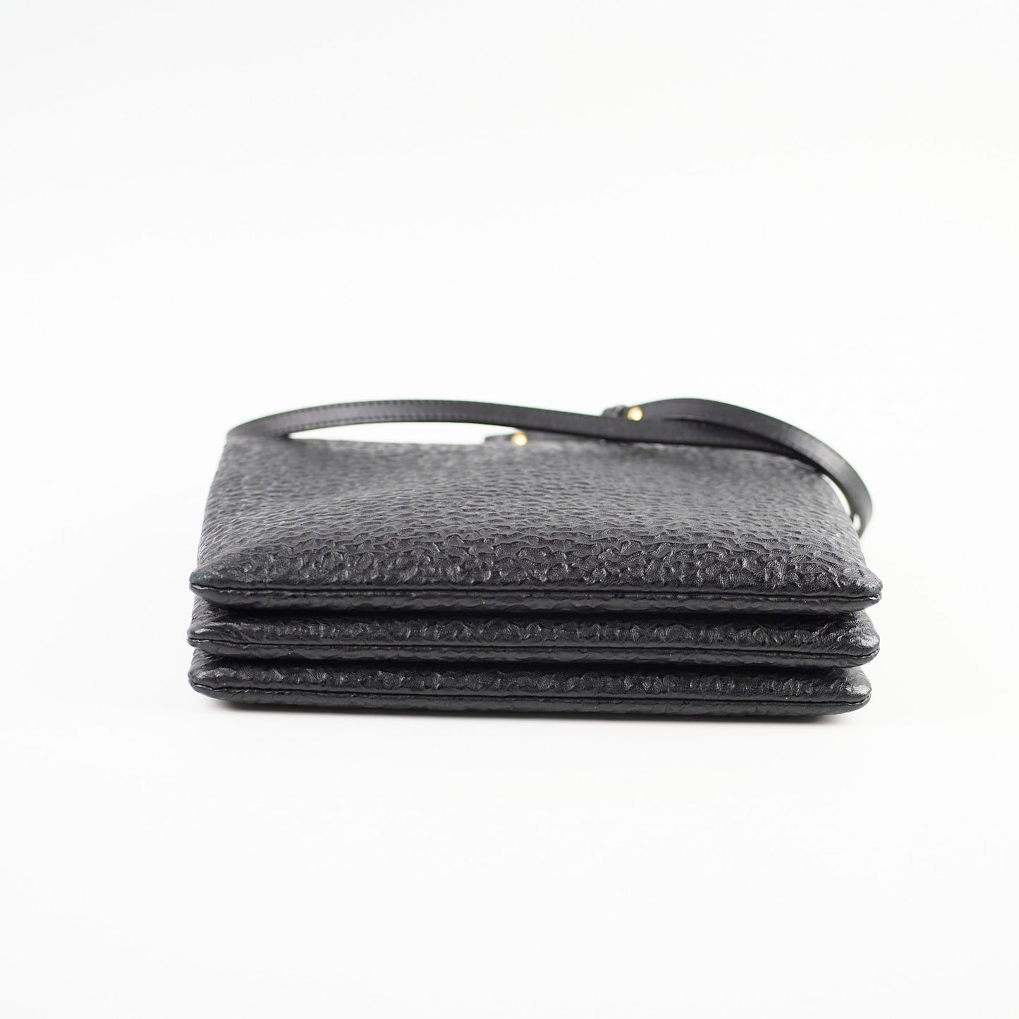 Luxury CELINE Trio Crossbody Bag Black