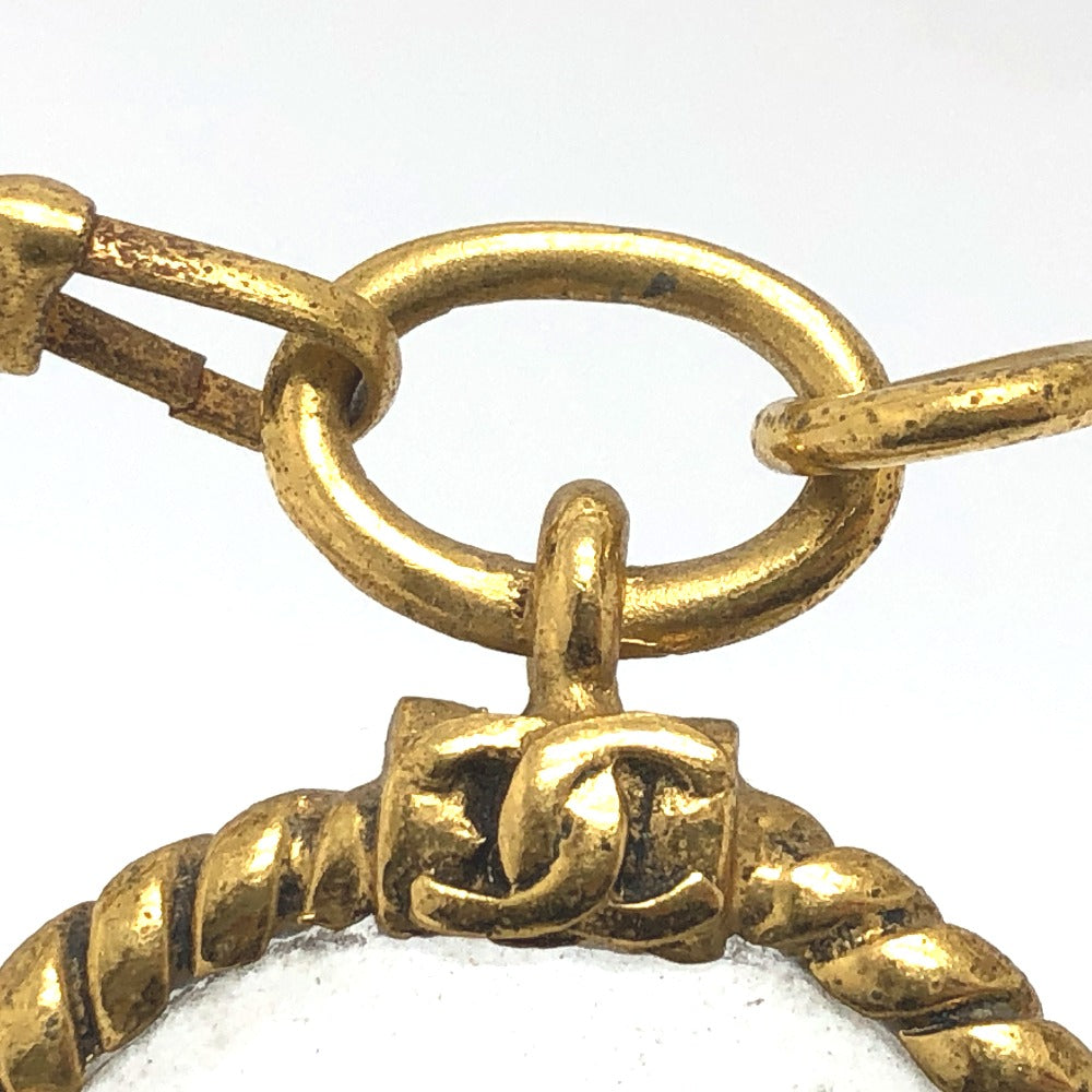 CHANEL Necklace metal gold vintage Loupe