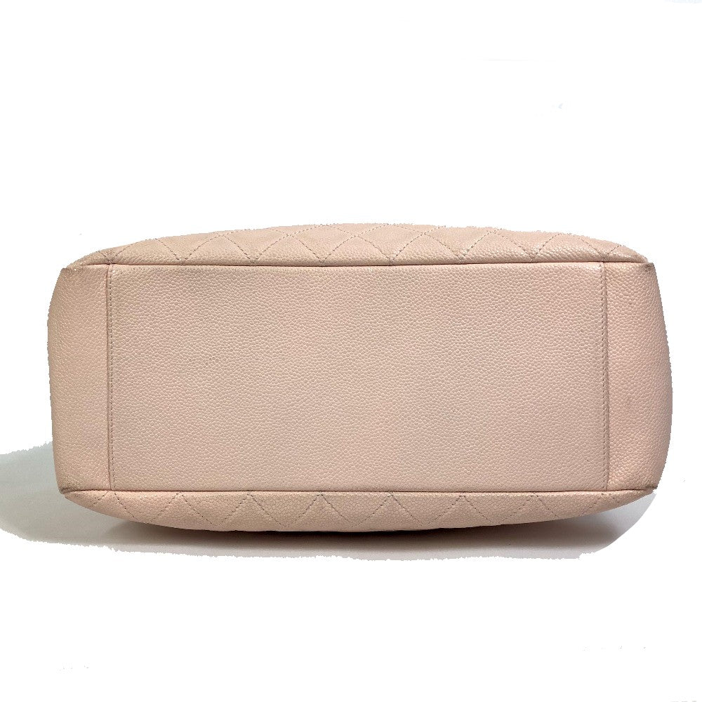 CHANEL Tote Bag A50995 Caviar skin pink CC COCO Mark Matrasse