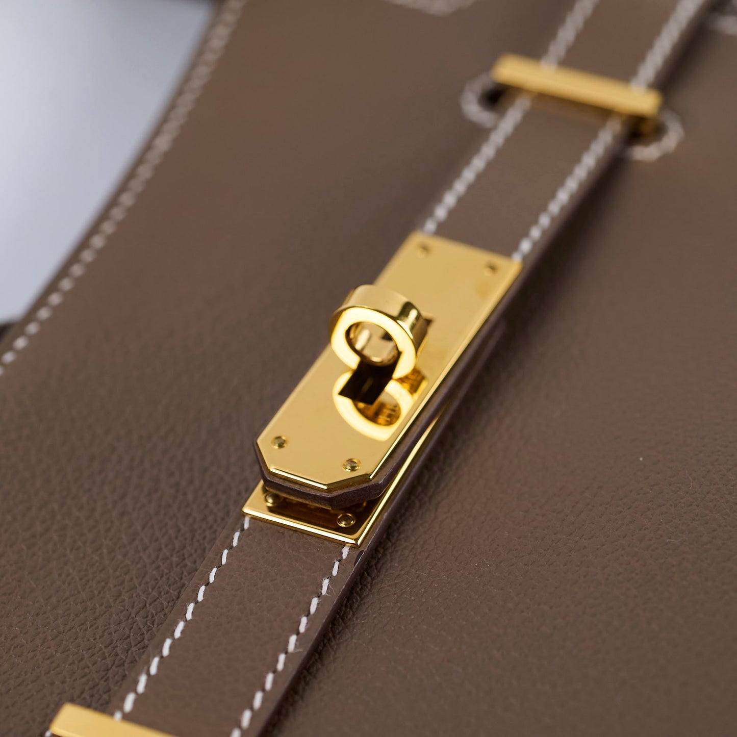 Hermes Mini Jypsiere Etoupe GHW B Stamp