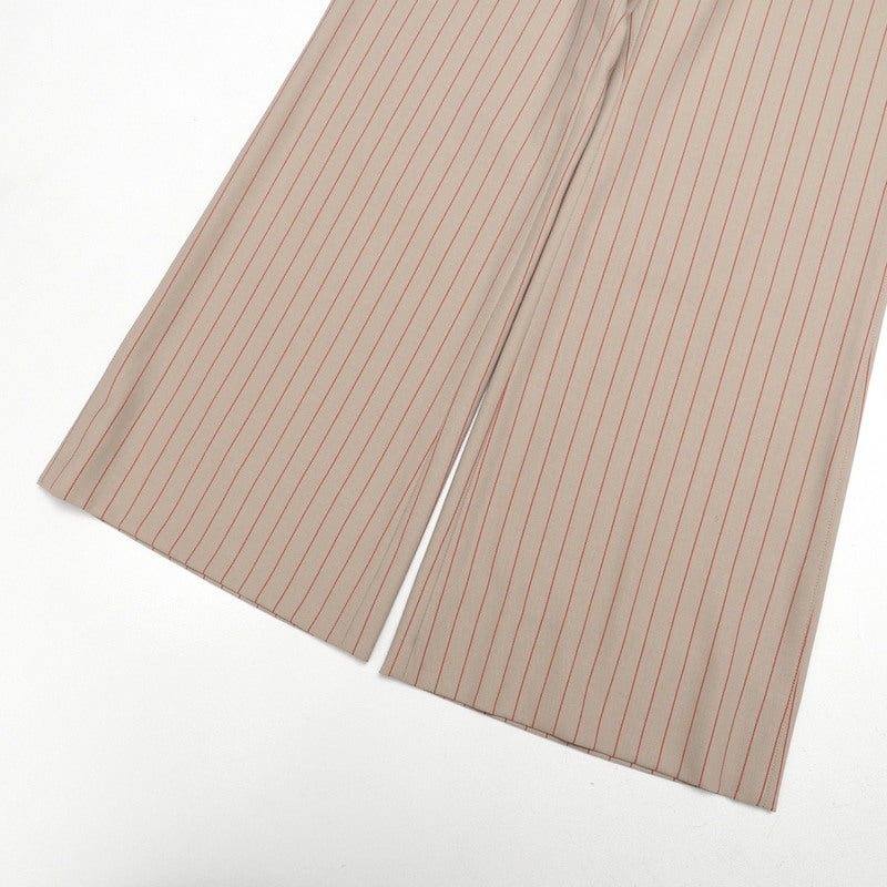 CHANEL Pants P17971V09915 wool Beige / red Women 40
