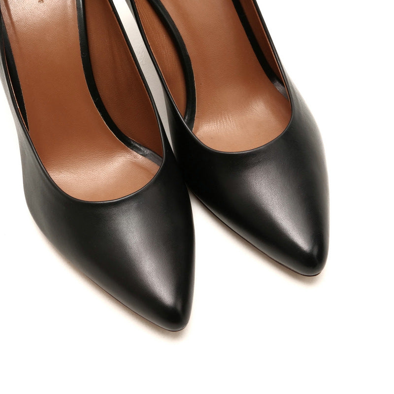 CELINE pumps leather black Women 39