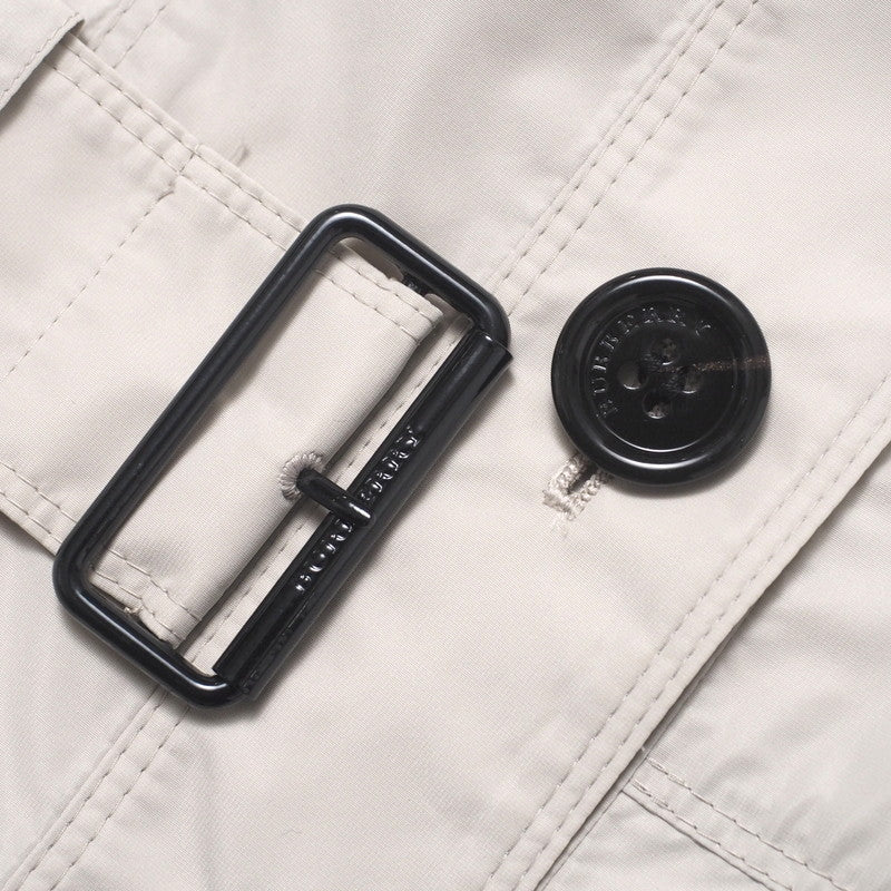 BURBERRY trench coat B1A21-306-40 polyester cream Women 36