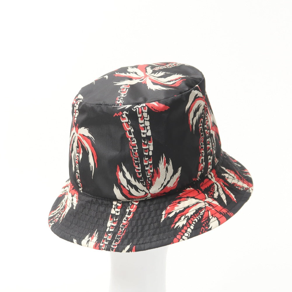 CELINE hat Nylon Black Red White type 2AU5B735T mens S