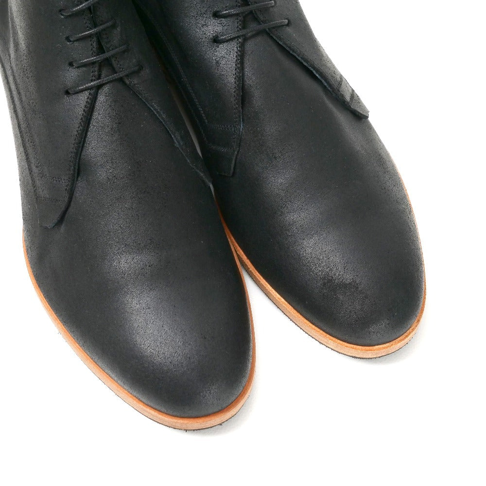 DIOR HOMME boots 10EBM leather black DESERT BOOTS GROSSY SUEDE Desert boots glossy suede 42