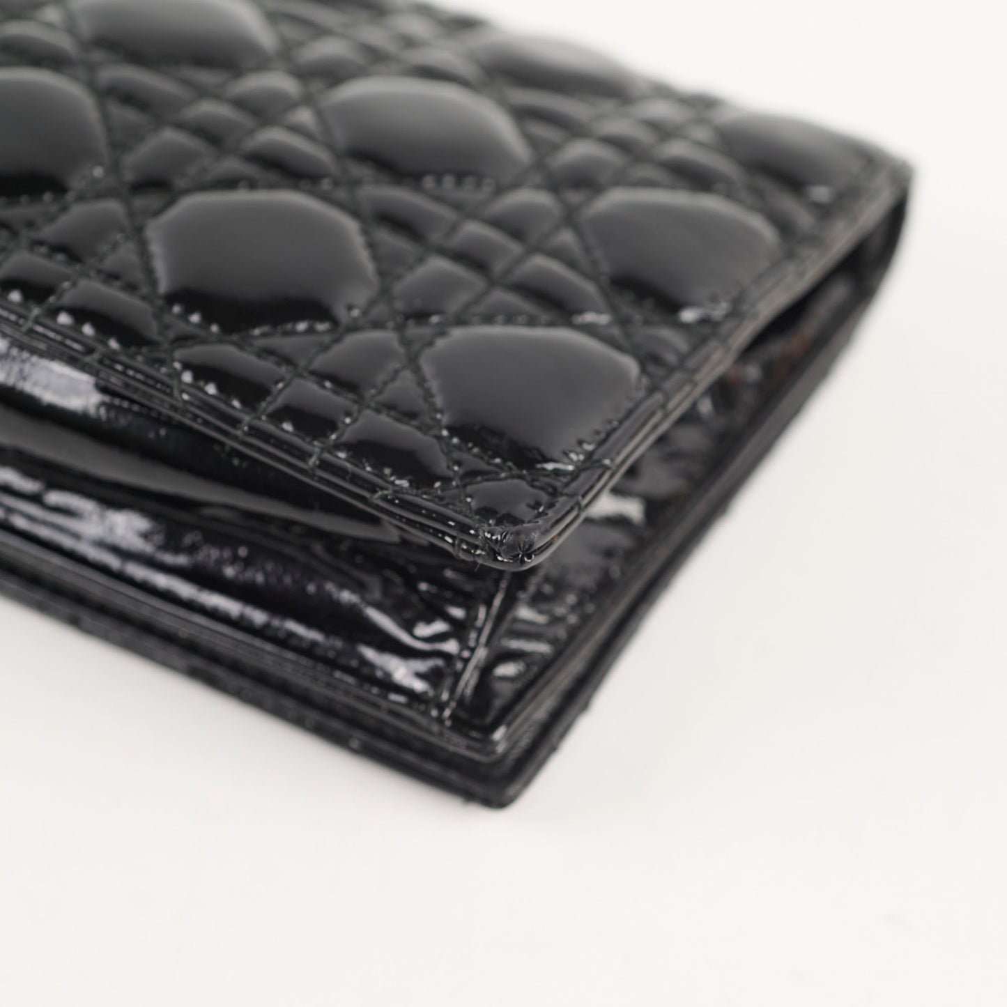 Dior Patent Leather Clutch on Chain