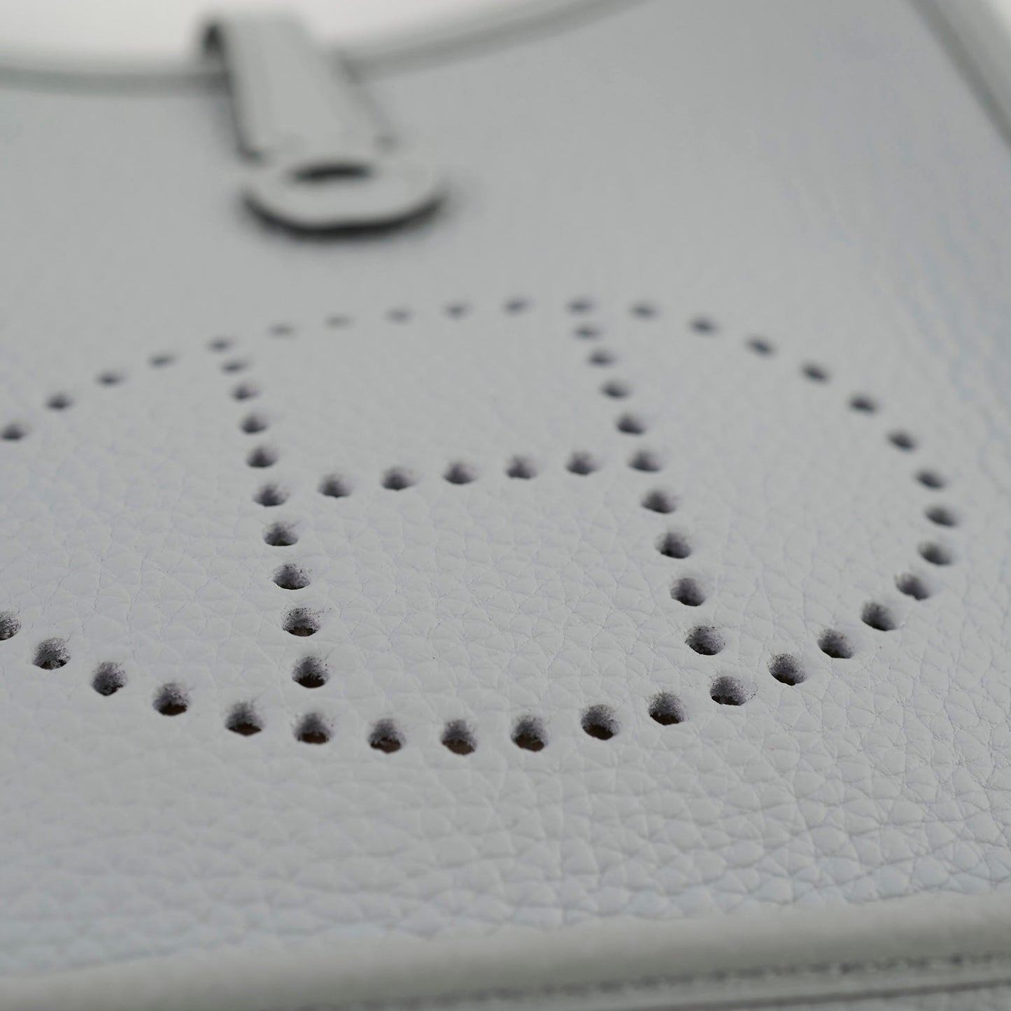 Hermes Mini Evelyn Bleu Pale Y Stamp