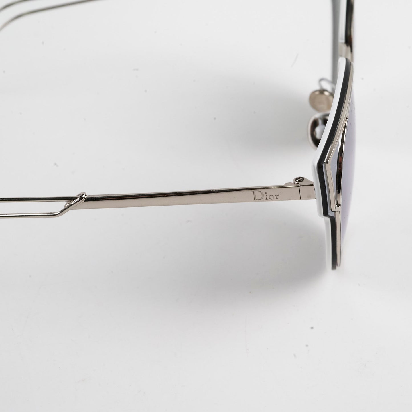 Christian Dior Sunglasses Silver/White