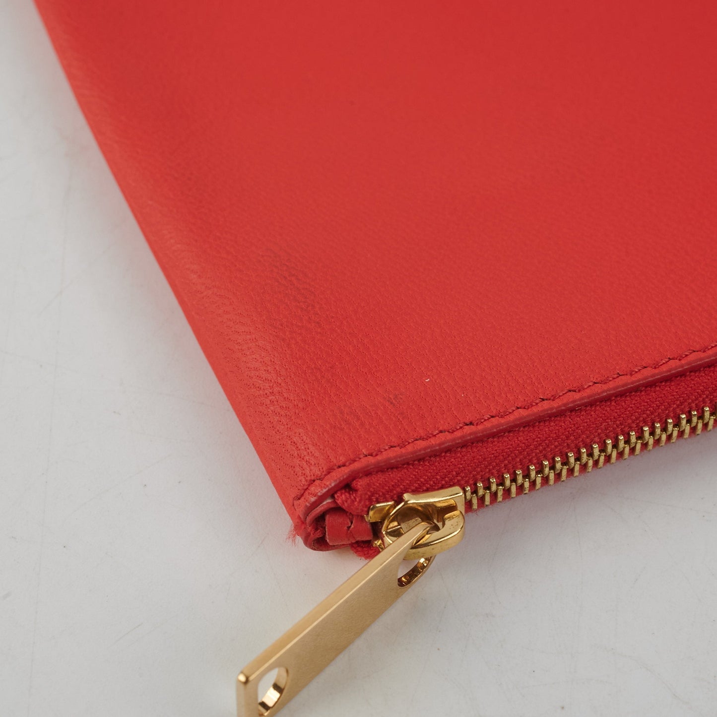 Luxury CELINE Pouch Red/Taupe