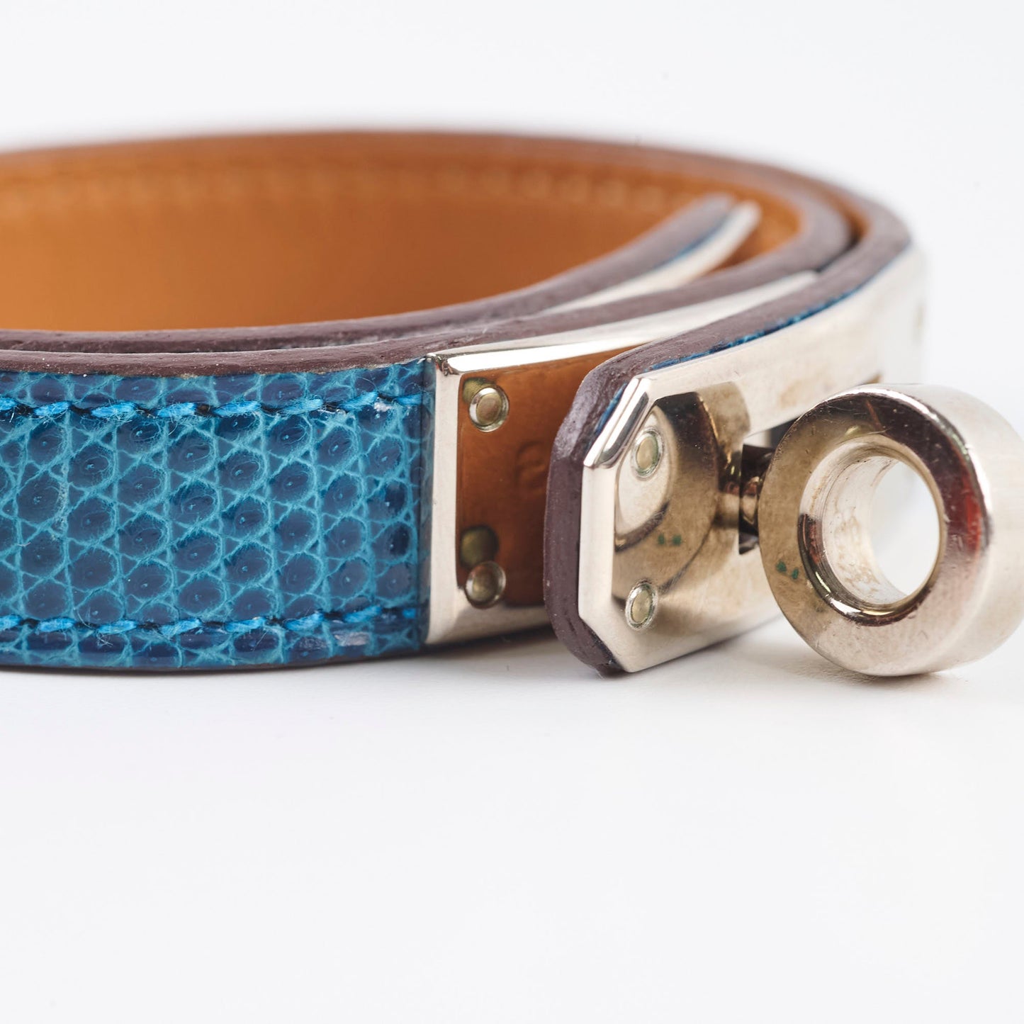 Hermes Kelly Double Tour Bracelet O Square Stamp