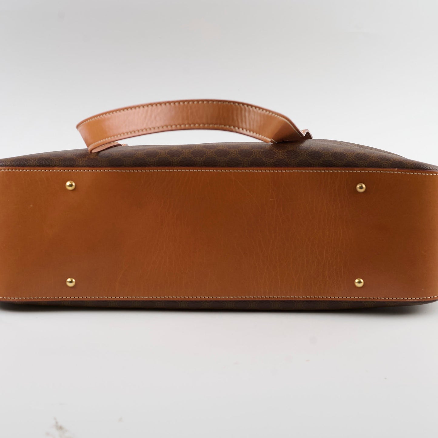 Luxury CELINE Vintage Brown Shoulder Tote