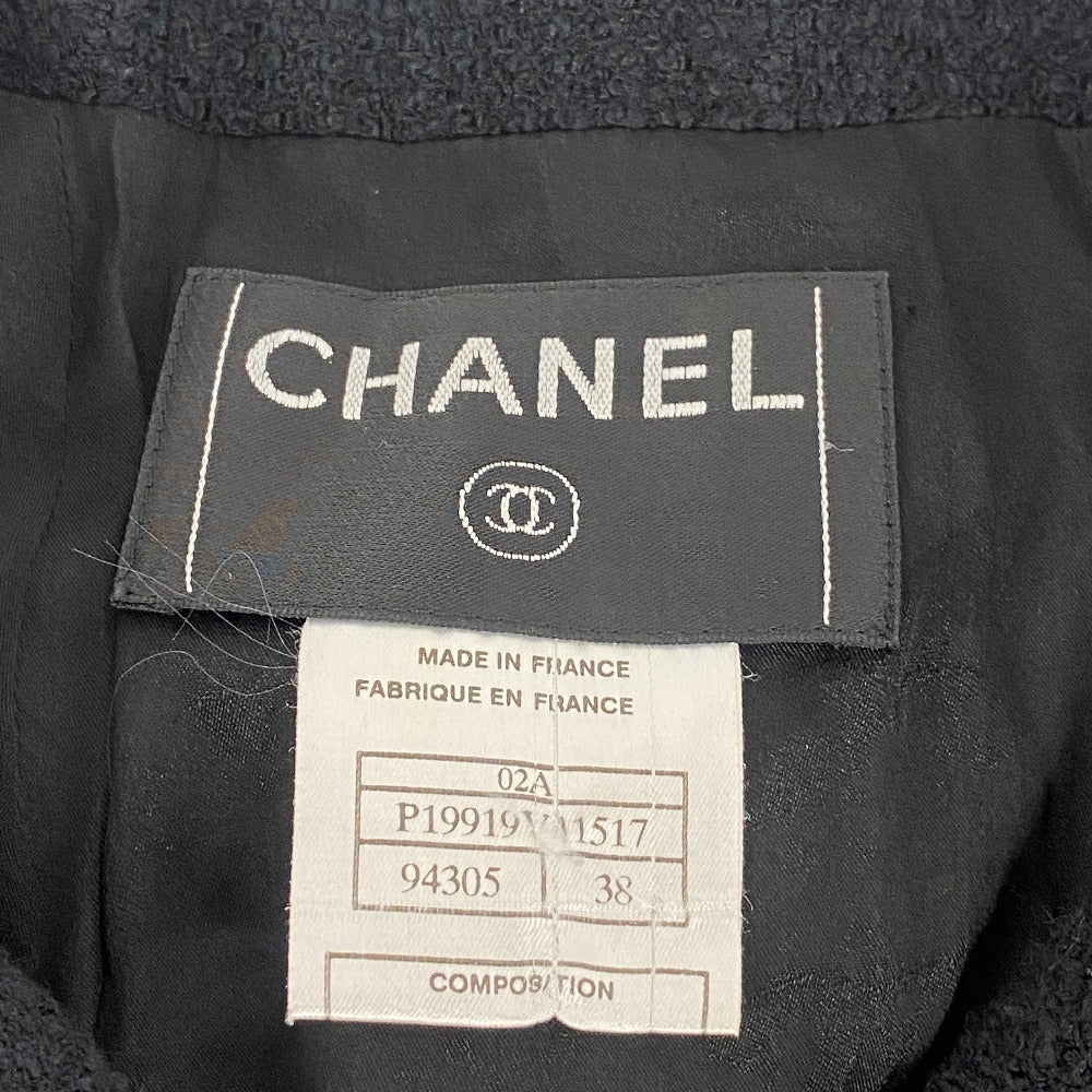 CHANEL setup P19919V11517 cotton black setup Sequin Women 38