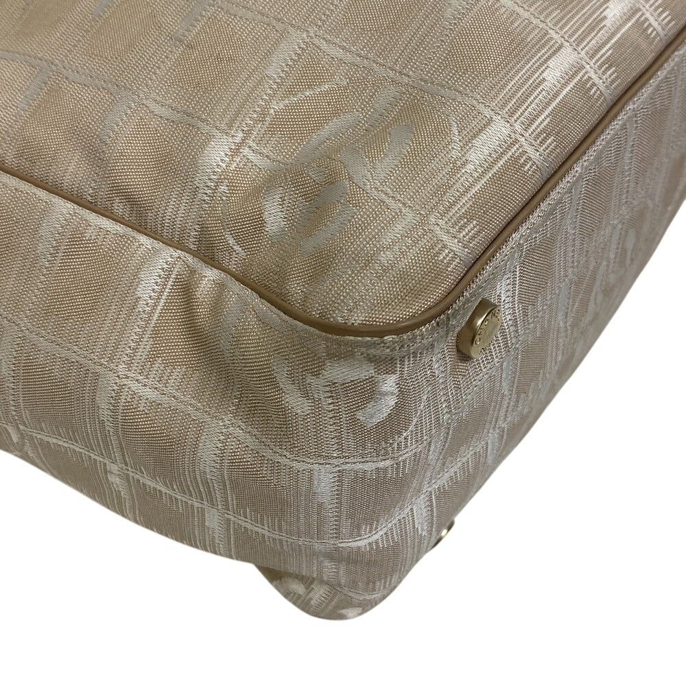 CHANEL Tote Bag Nylon, Leather Brown New travel line Women
