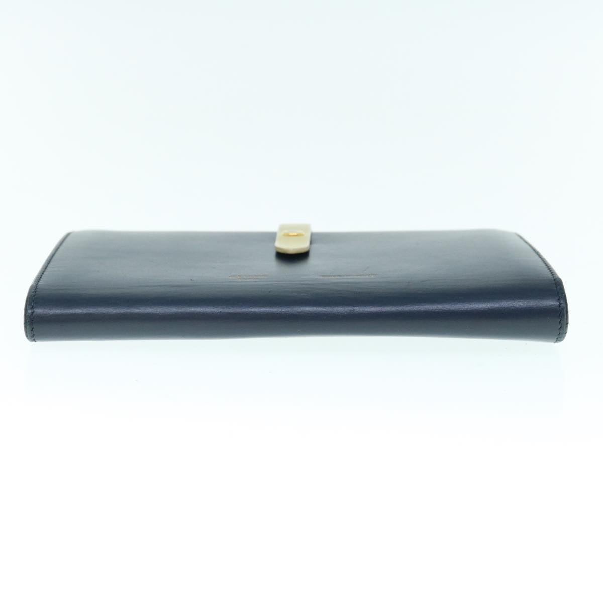 Luxury CELINE Multi Function Wallet Leather Navy ar11160B