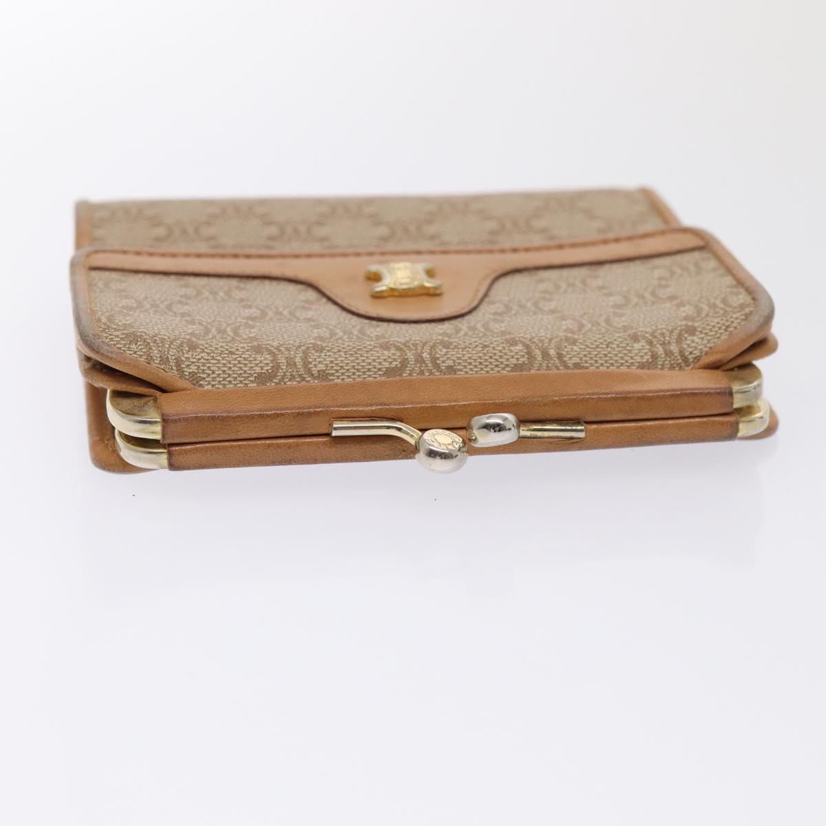 Luxury CELINE Macadam Canvas Wallet PVC 7Set Beige Brown ar11903