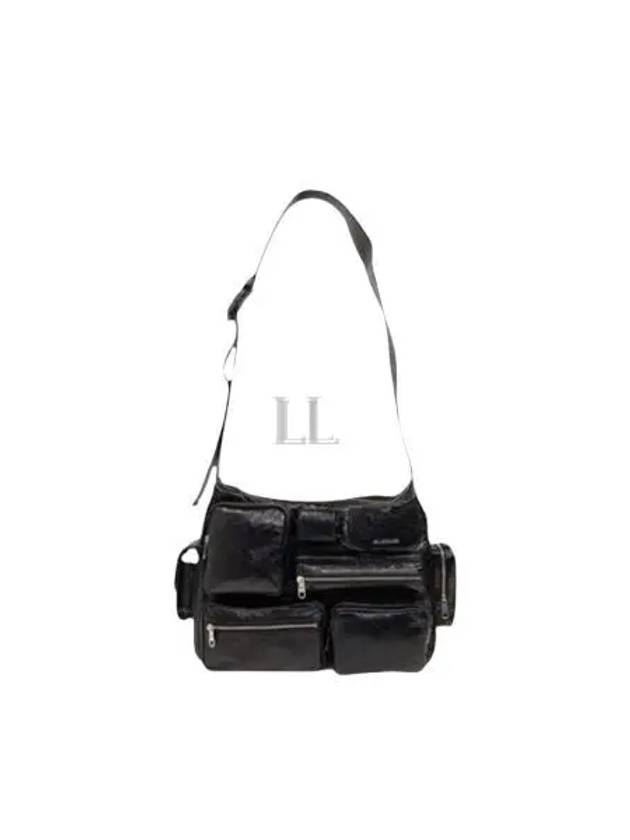 Luxury Balenciaga Trending 2025 Super Busy Messenger Bag Black
