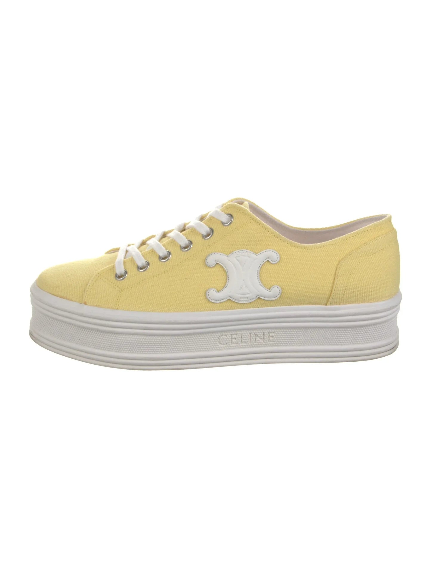 Jane cloth trainers Luxury CELINE Yellow