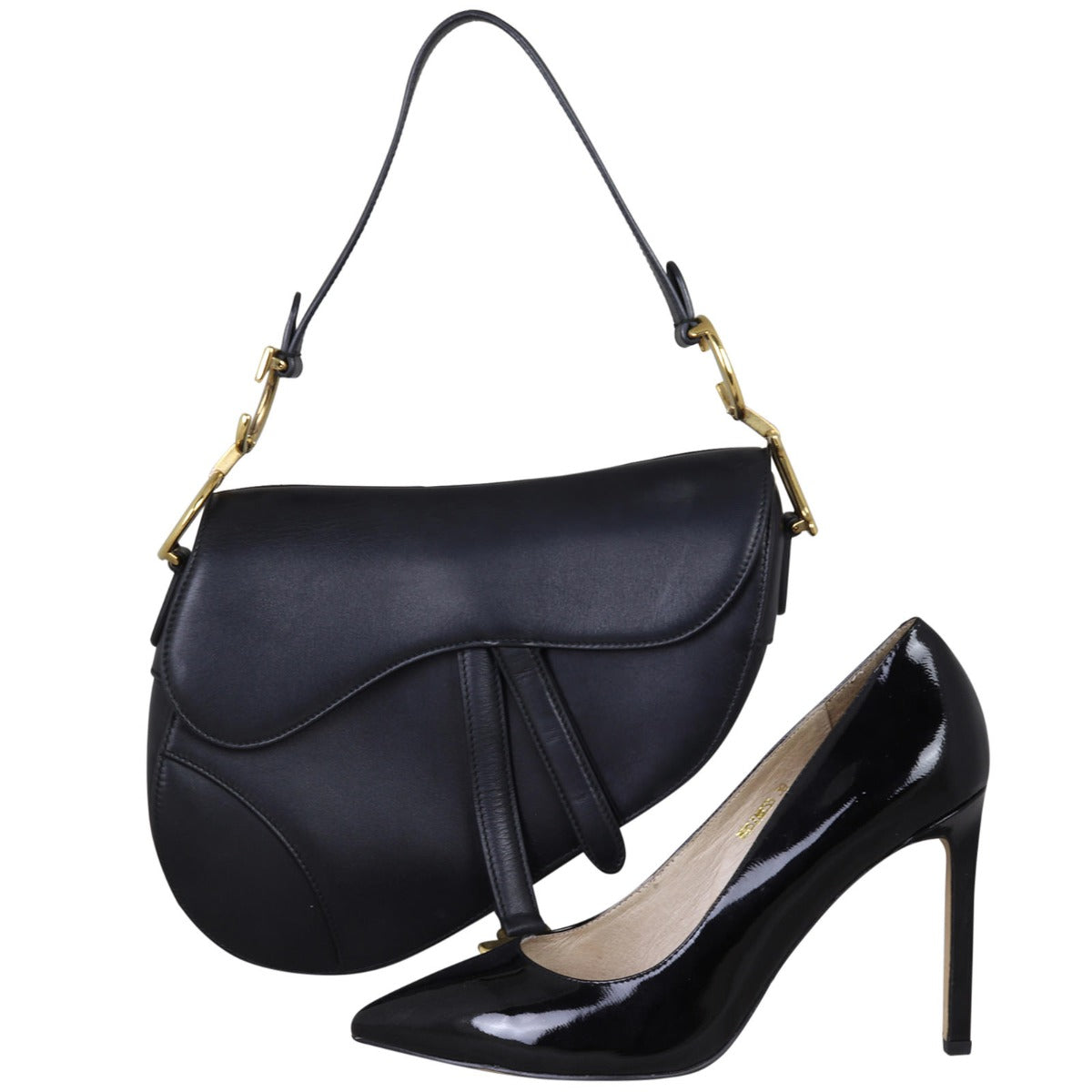 Dior Saddle Bag with Embroidered Strap