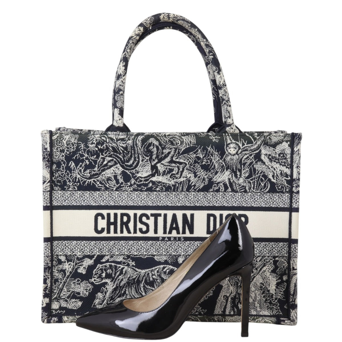 Dior Book Tote Medium Toile de Jouy Reverse