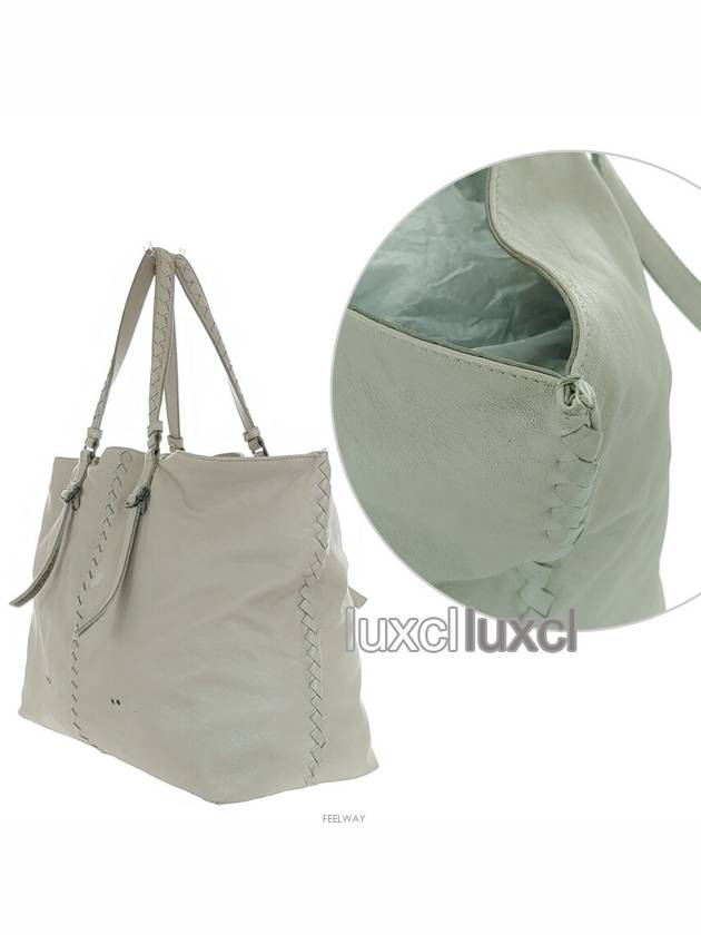 Luxury Bottega Veneta leather big shoulder bag