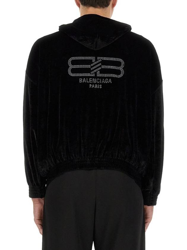 Luxury Balenciaga Trending 2025 23 fw velvet sweatshirt 751014TOVO31000 B0040440930