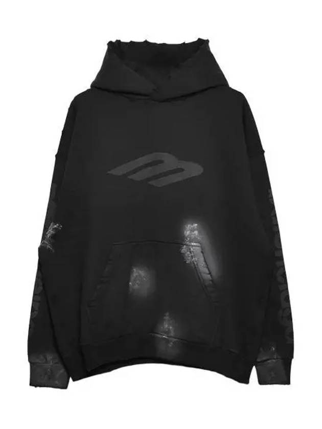 Luxury Balenciaga Trending 2025 Logo Print Hoodie Black