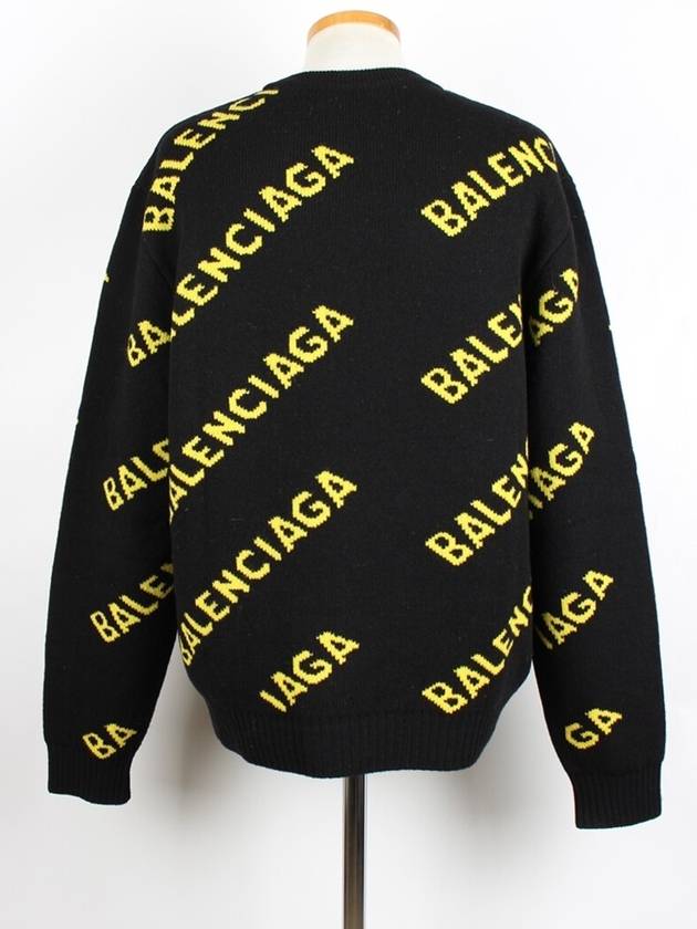 Luxury Balenciaga Trending 2025 Multi logo knit M