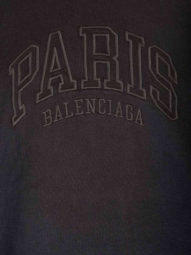 Luxury Balenciaga Trending 2025 Cities Paris Regular Fit Sweatshirt Black