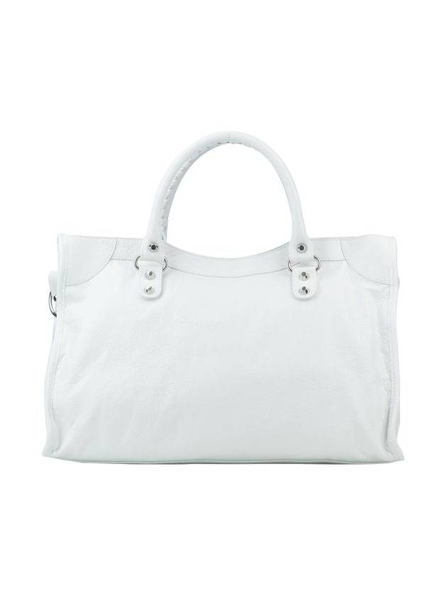 Luxury Balenciaga Trending 2025 Le City Medium Bag White