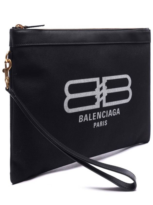 Luxury Balenciaga Trending 2025 Flat Jumbo Clutch Bag Black