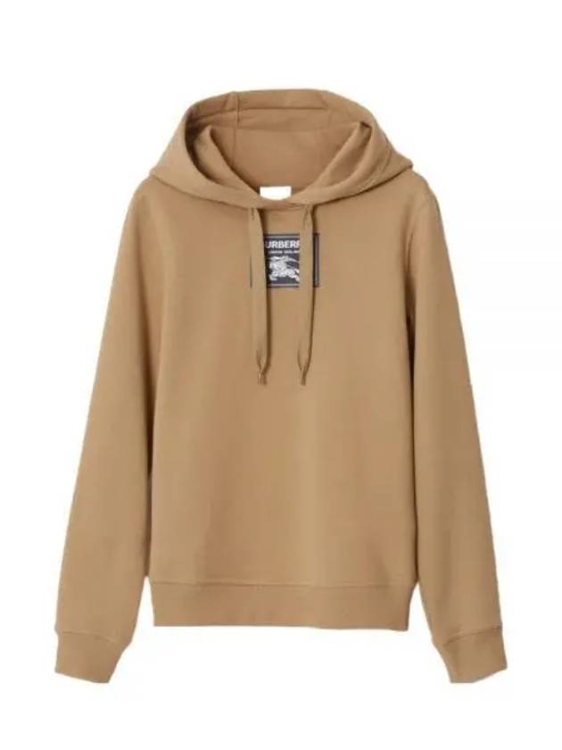 Luxury Burberry WoMen's Prosum Label Cotton Hoodie Camel