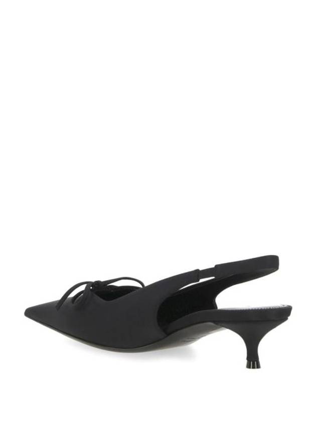 Luxury Balenciaga Trending 2025 Knife Bow Slingback Heel Black