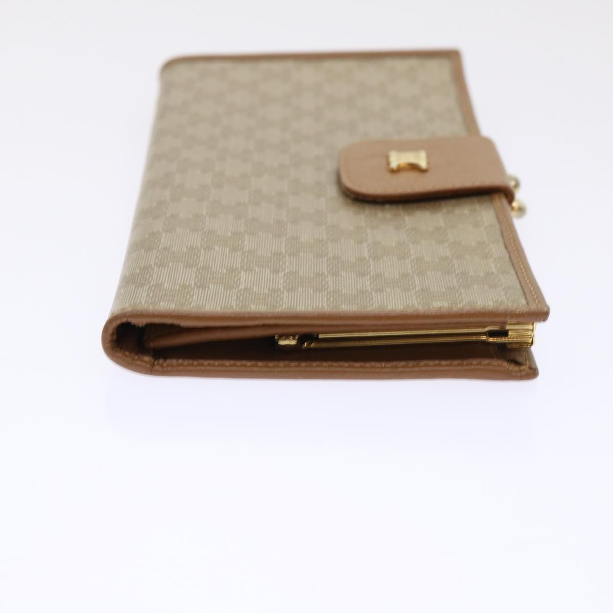 Luxury CELINE Macadam Canvas Long Wallet Beige ep1527